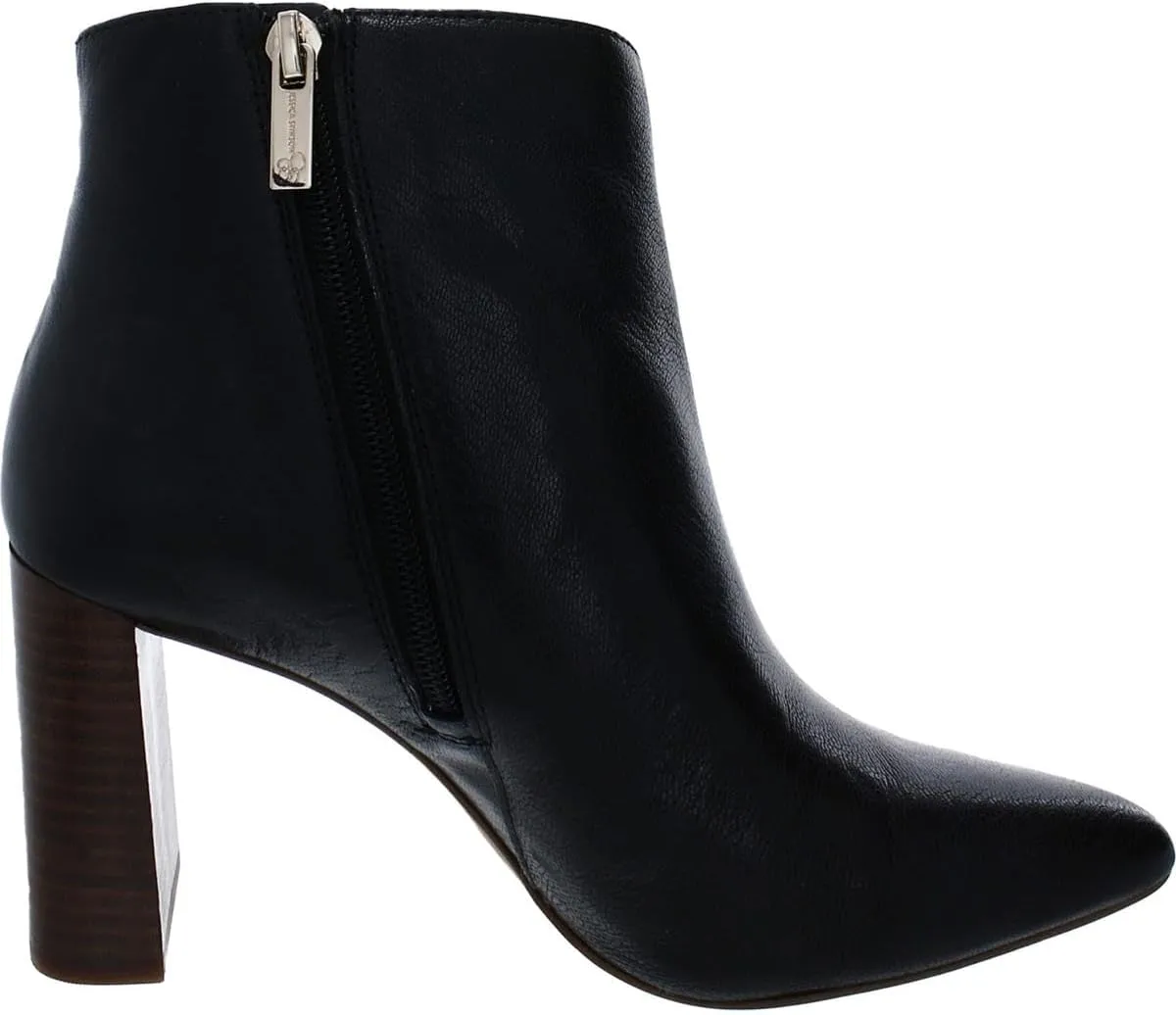 Jessica Simpson Womens Abrina Leather Block Heel Shooties