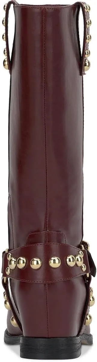 Jessica Simpson Womens Milley Studded Wedge Boots
