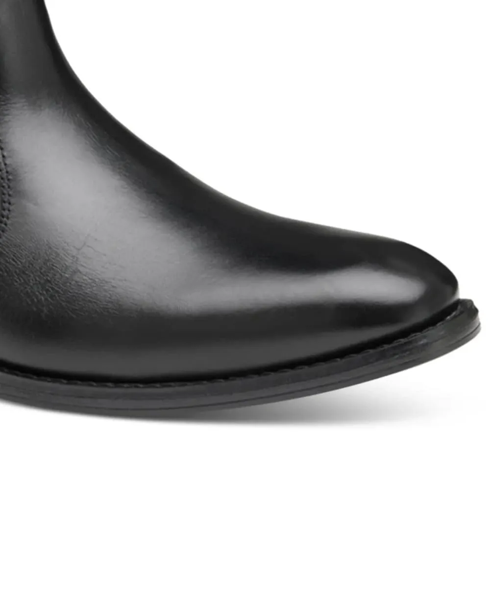 Johnston & Murphy Lewis Chelsea Boot Black Full Grain 8.5 M (D)