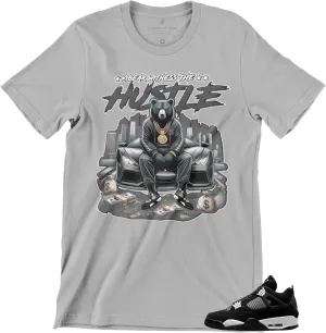Jordan 4 White Thunder Men's T Shirt to Match Sneakers