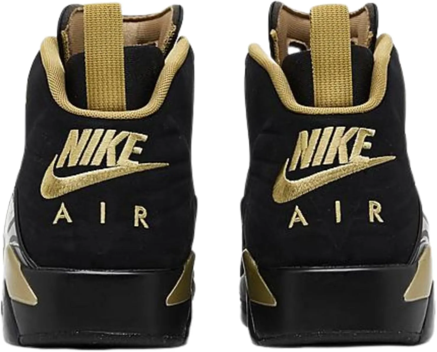 Jordan Air MVP Mens Basketball Shoes, Black/Metallic Gold-Anthracite