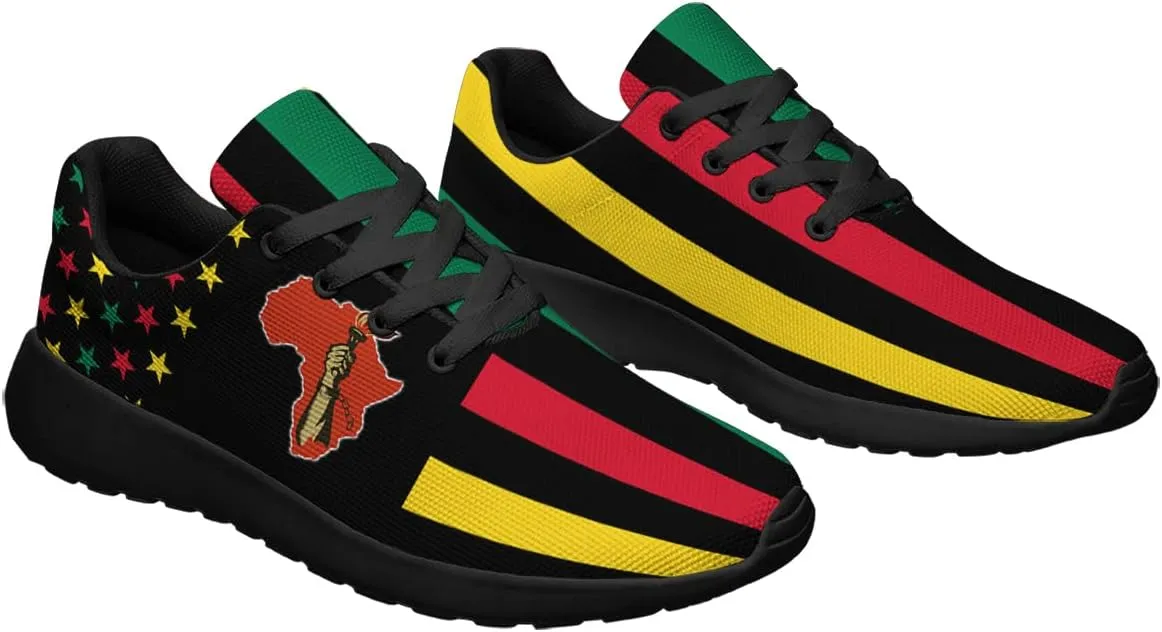 Juneteenth Freedom Day Shoes Men Women Freeish Since 1865 Running Sneakers African Black History Tennis Shoes Gift for Black Family