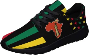 Juneteenth Freedom Day Shoes Men Women Freeish Since 1865 Running Sneakers African Black History Tennis Shoes Gift for Black Family