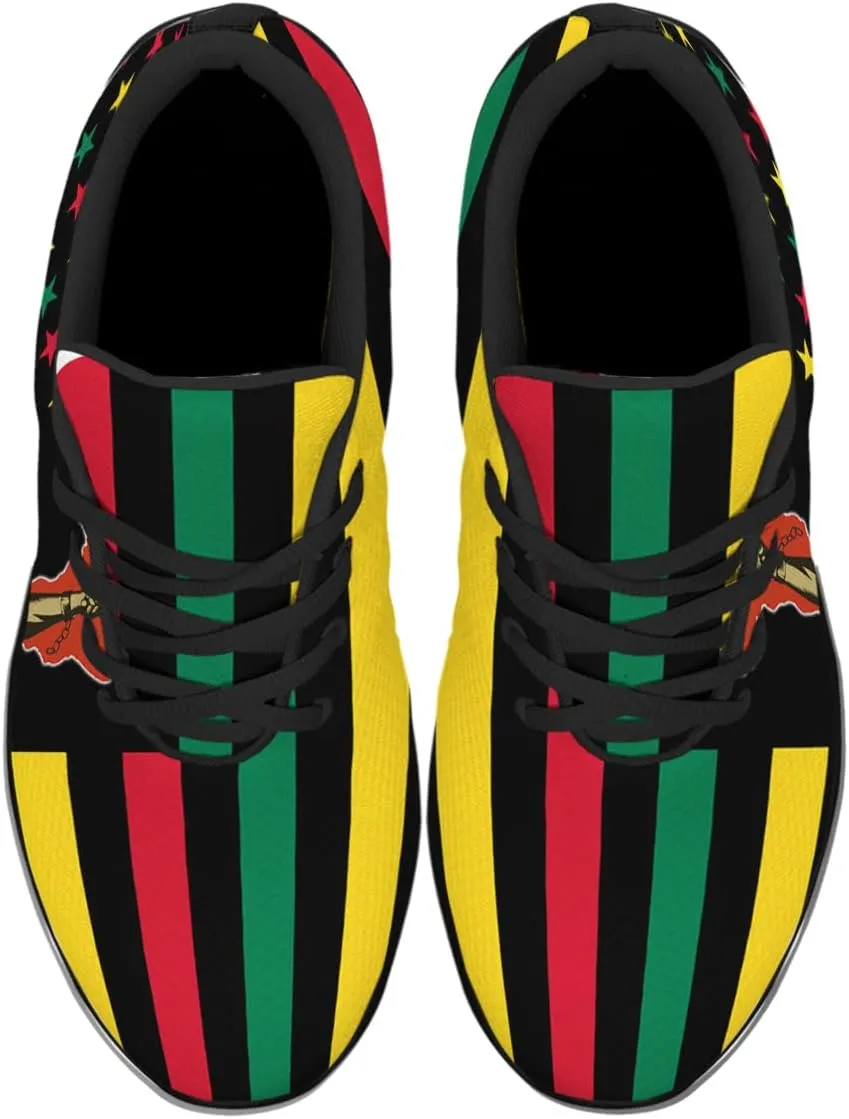 Juneteenth Freedom Day Shoes Men Women Freeish Since 1865 Running Sneakers African Black History Tennis Shoes Gift for Black Family