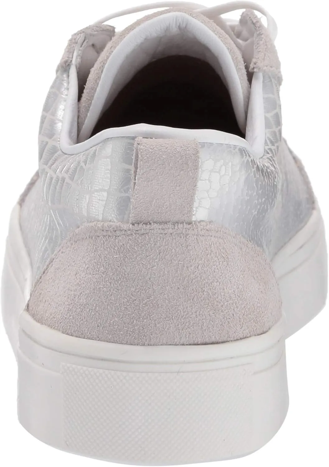 KAANAS Women's Levanzo Low Top Croc-Embossed Lace-up Fashion Sneaker