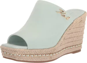 Karl Lagerfeld Paris Women's Corissa Slip on Espadrille Wedge Sandal