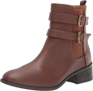Kenneth Cole Reaction Women's Women's Salt Biker Chelsea Boot, Tan, 10