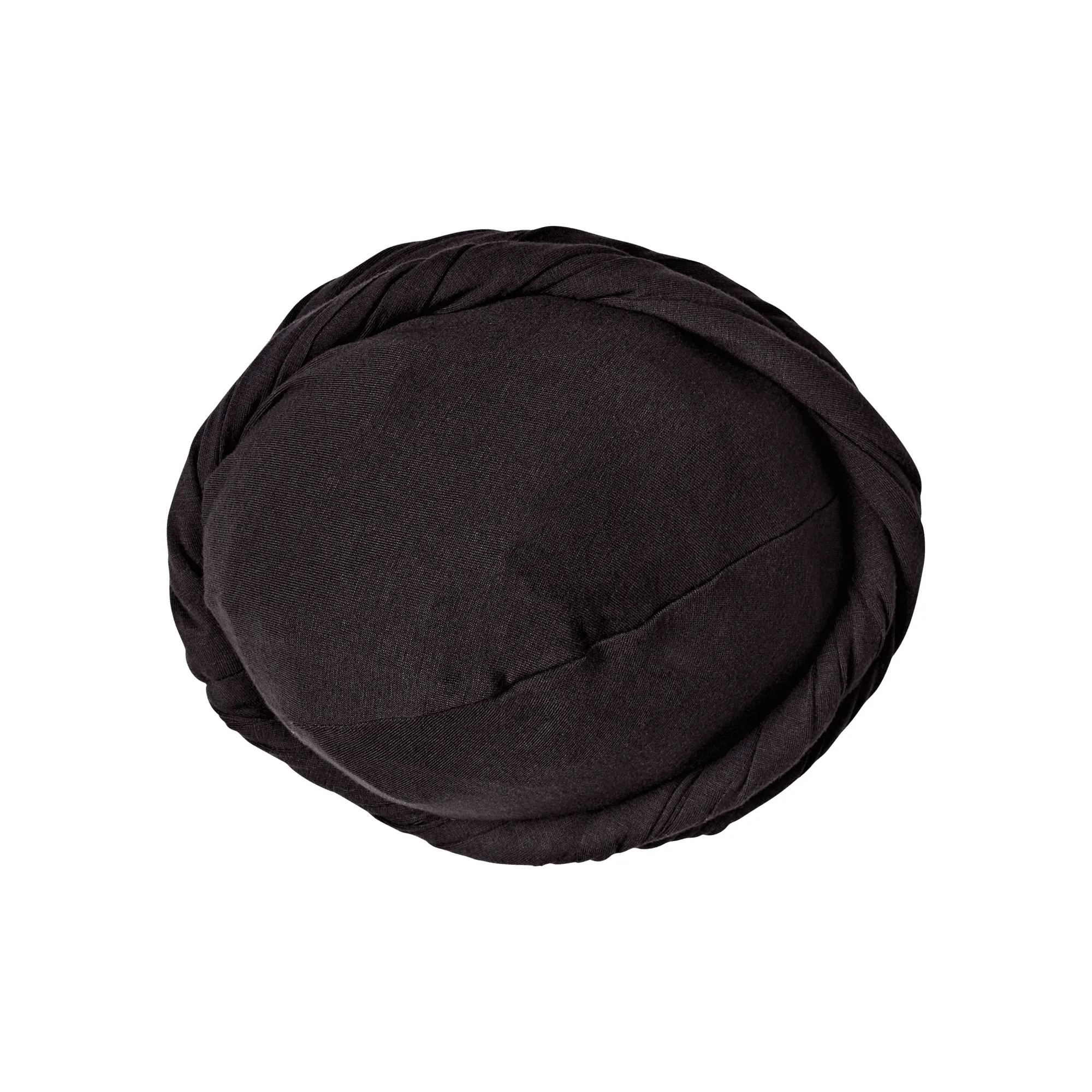 KISS Colors & Care Premium Satin-Lined Halo Turban & 2 Wave Cap, Black