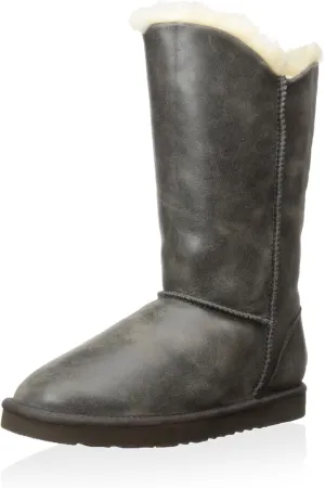 Koolaburra Women's Double Halo,Wetsand Leather/Sheepskin,US 11 M