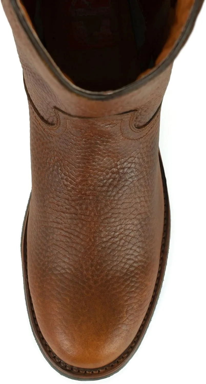 Leather Men's Roper Boot Style 1000 - Color Ocher
