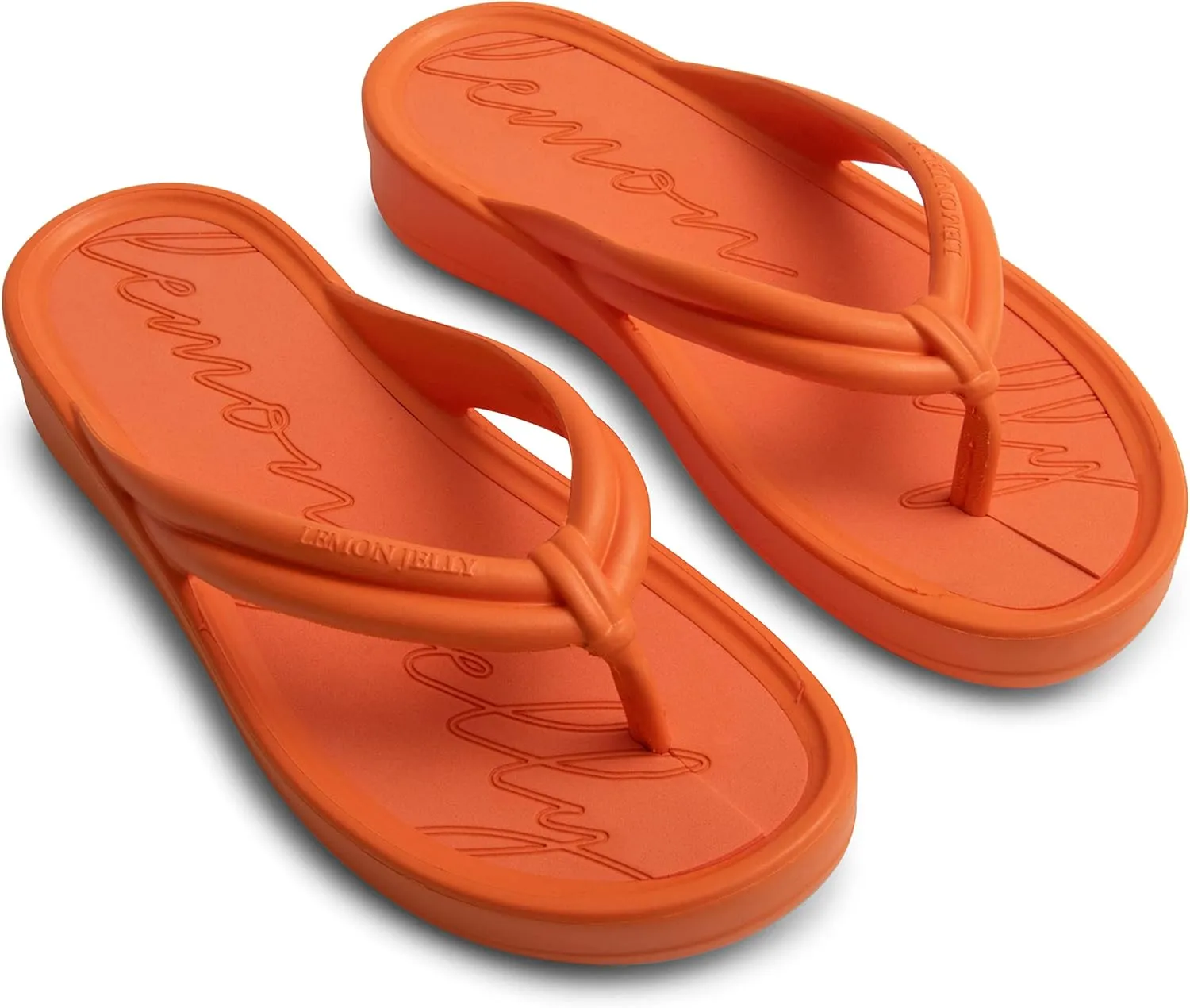 Lemon Jelly Flip Flops for Women - Water-Friendly Comfort Beach Slippers - Super Lightweight Summer Flip Flops for Women - Versatile, Casual Sandals for Ladies - Great for the Pool, Beach & Shower