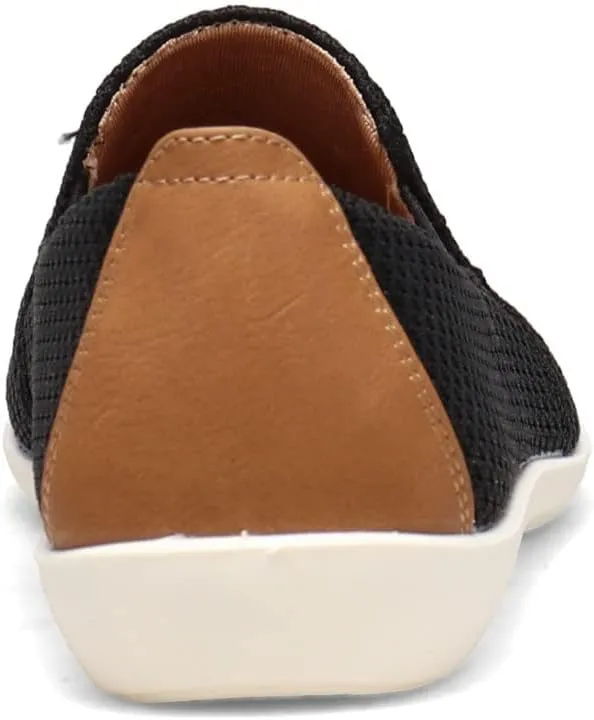 LifeStride Women's Next Level Slip-On Sneaker, Black, 11 Wide