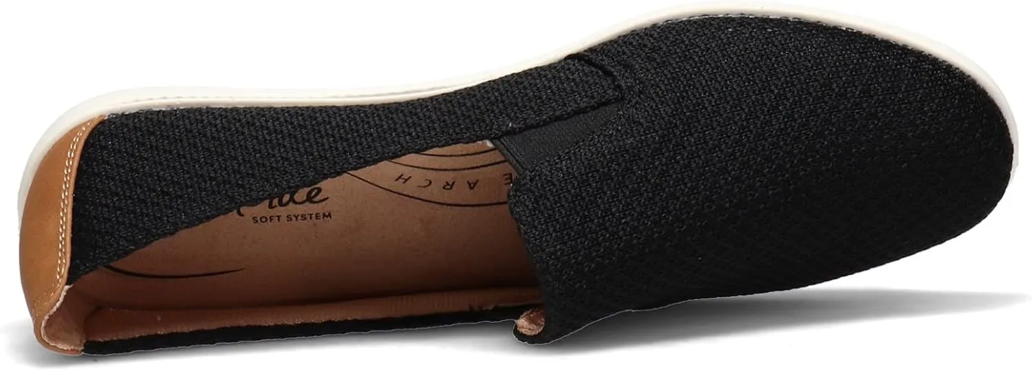 LifeStride Women's Next Level Slip-On Sneaker, Black, 11 Wide