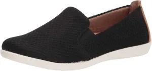 LifeStride Women's Next Level Slip-On Sneaker, Black, 11 Wide