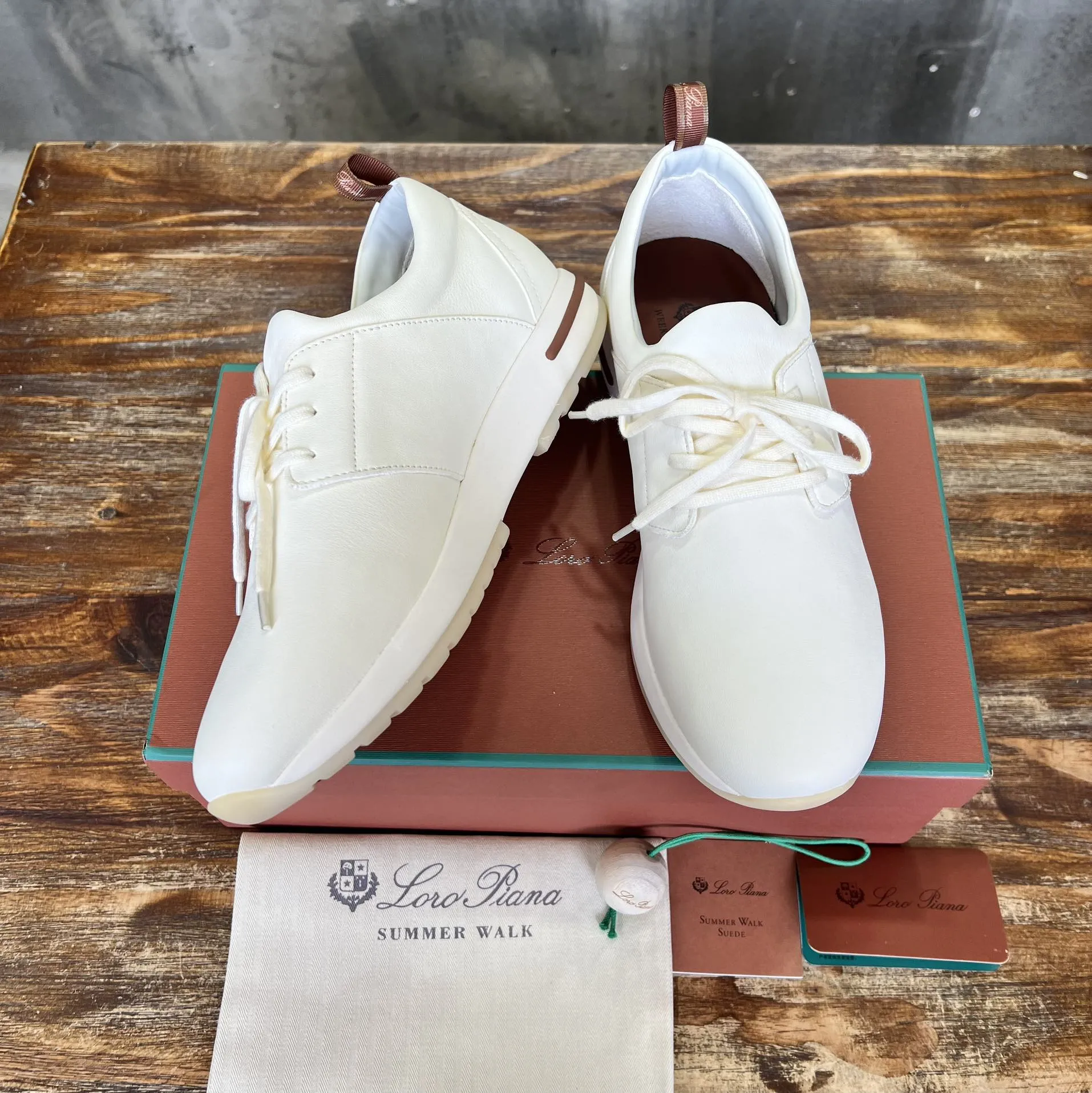LP BERGEN SNEAKER WHITE CALFSKIN