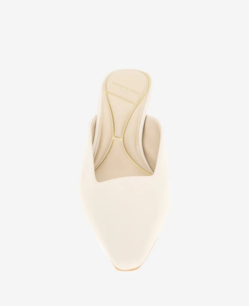 Margo Leather Kitten Heel Mule