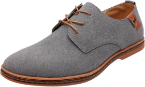 Mens Brown Dress Shoes Casual Oxford Business Shoe Leather Slip-on Loafer for Men Driving Office Outdoor Penny Comfort Stylish Footwear