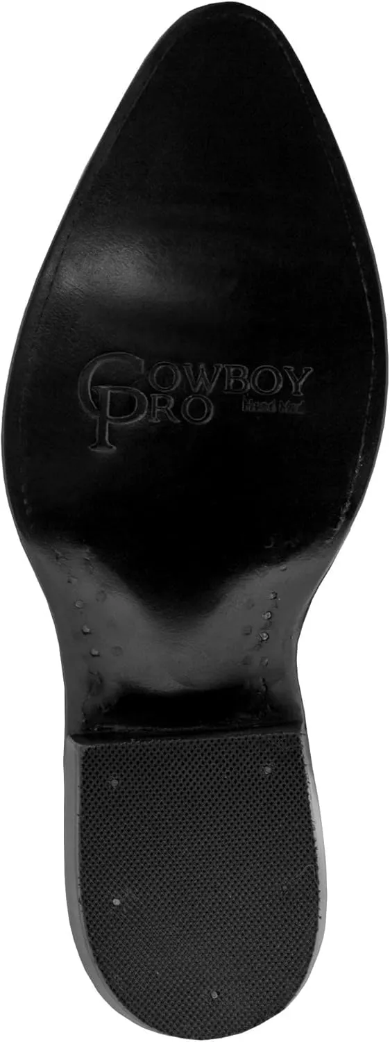 Mens Brown Real Crocodile Hornback Skin Cowboy Boots J Toe