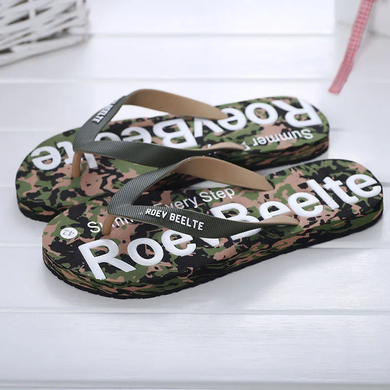 Men's Flip Flops British Casual Slippers