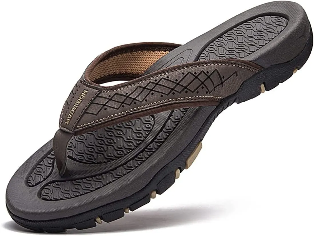 Men's Flip flops,two-tone Slippers fashionable beach Summer Shoes soft and comfortable