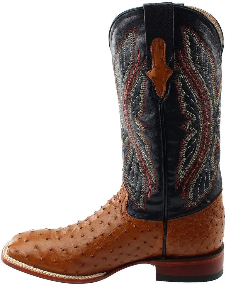 Men's Full Quill Ostrich Western Boot