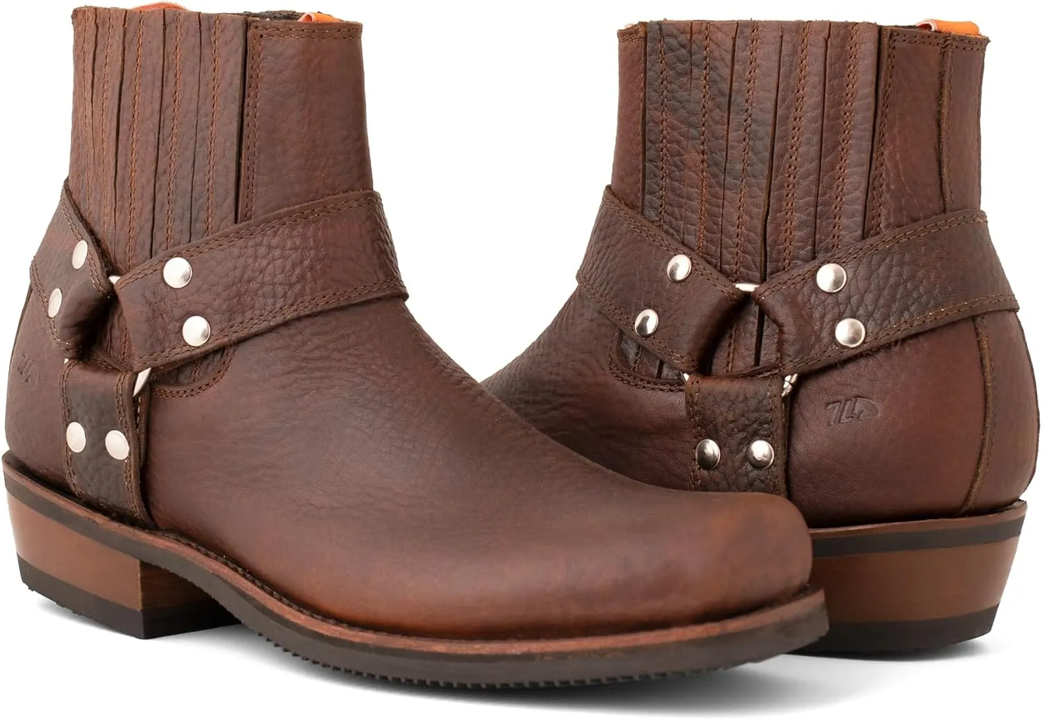 Men's Leather Biker Ankle Boot for Men Style 3600