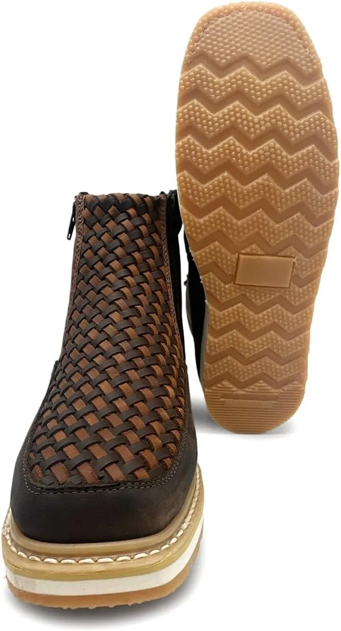 Men's Leather Cowboy Petatillo Boot
