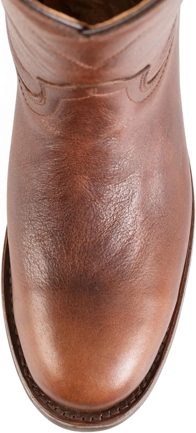 Men's Leather Roper Boot with Vibram Sole Oil Resistant Style 1000