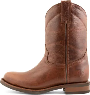 Men's Leather Roper Boot with Vibram Sole Oil Resistant Style 1000