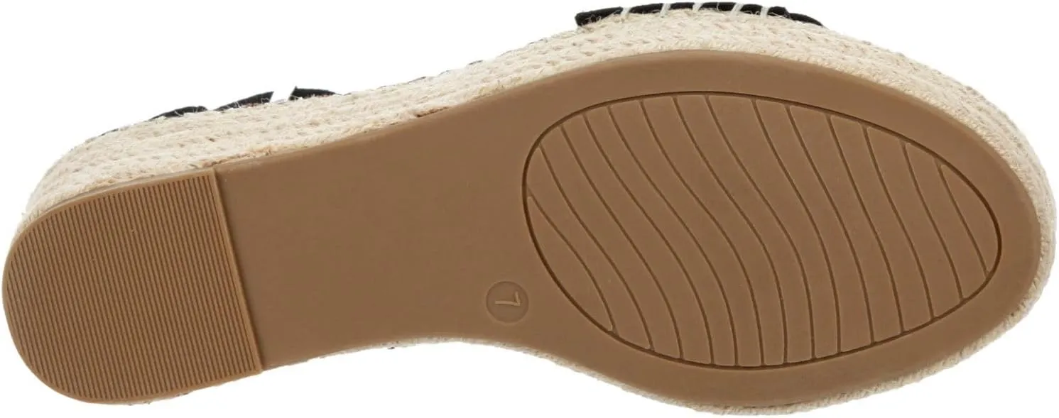 Michael By Michael Shannon Bridgette - Women's Open Toe Espadrille Platform Wedge Sandals