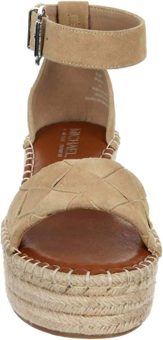 Michael By Michael Shannon Bridgette - Women's Open Toe Espadrille Platform Wedge Sandals