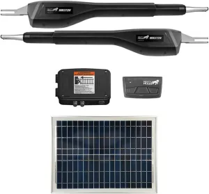 Mighty Mule MM372W Solar Package - Medium Duty Dual Smart Gate Opener (20 Watt Solar Panel)