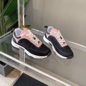 Mix Wool In Pink 145624 Black Full-featured range Sneaker CHANEL Remote-controlled
