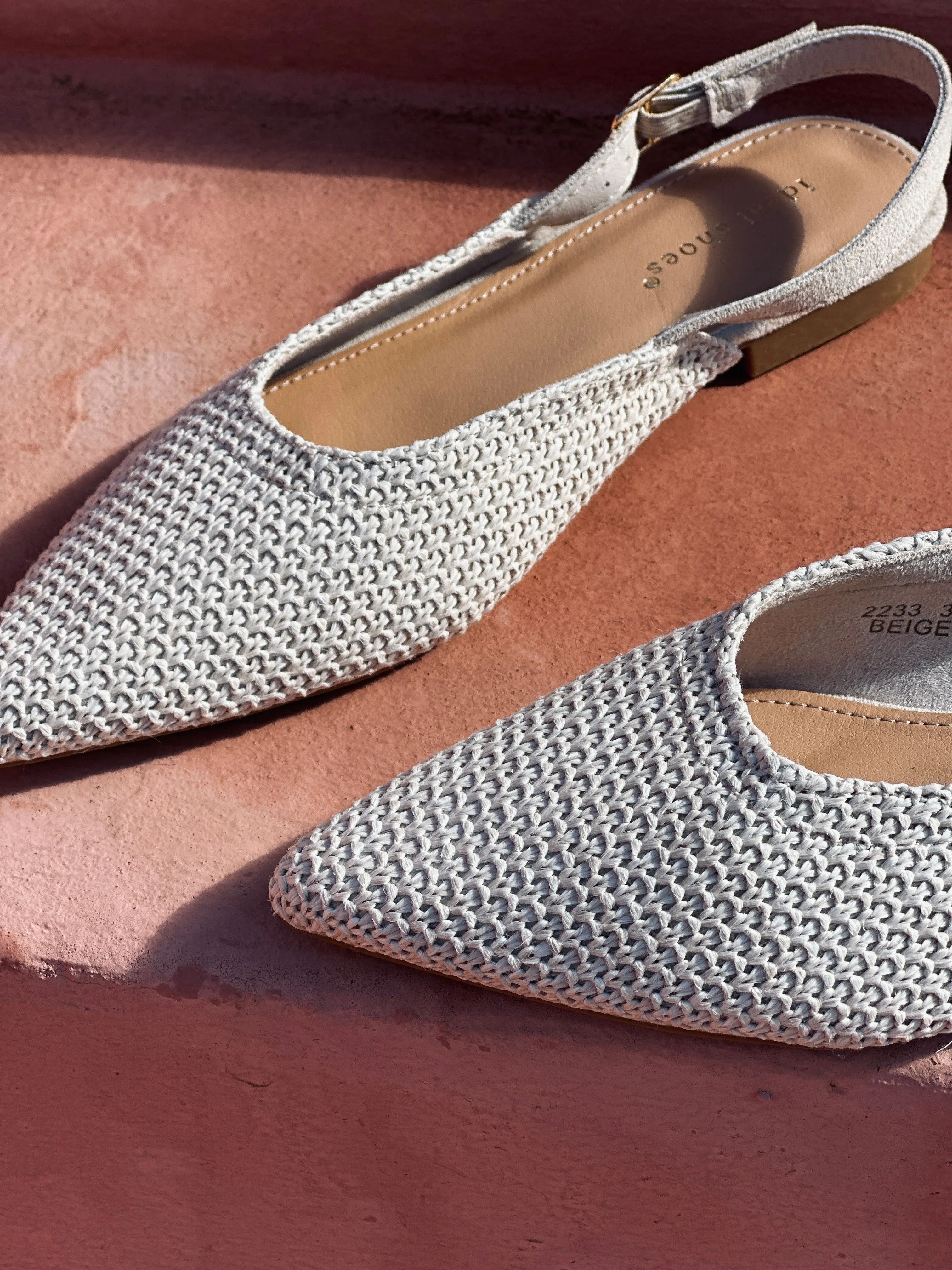 Mules tressé beige/2233