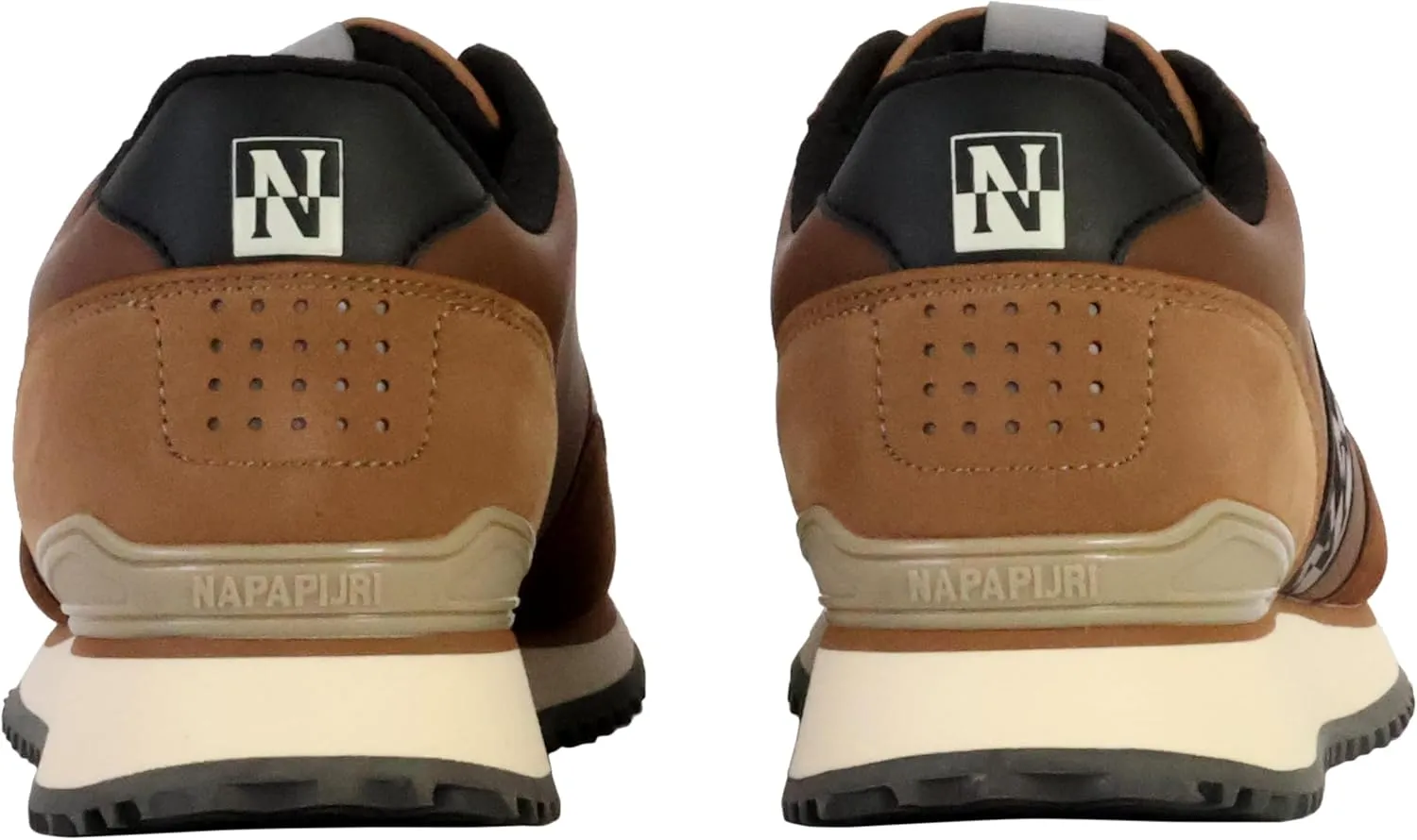 Napapijri Brown Polyester Men's Sneaker