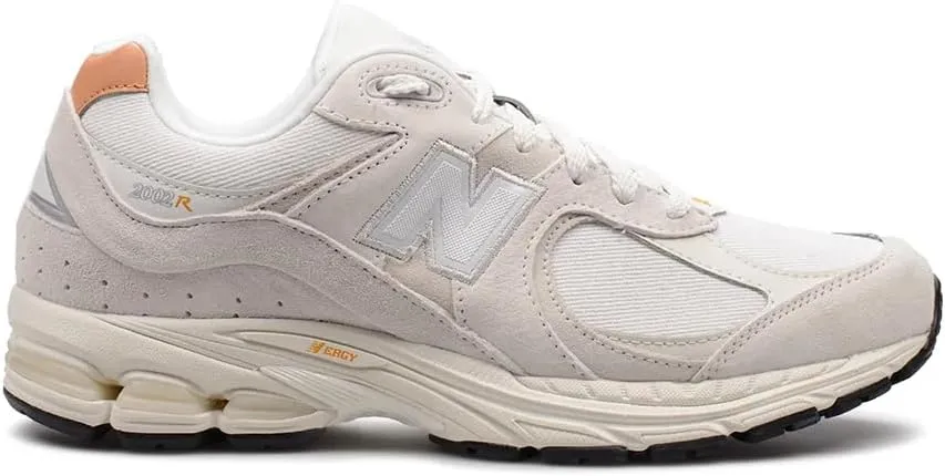 New Balance Men's Sneaker Running Shoe, M2002REC, Grey/Brown/White