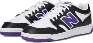 New Balance Unisex 480 Sneaker, Black/White, 9.5 US Men