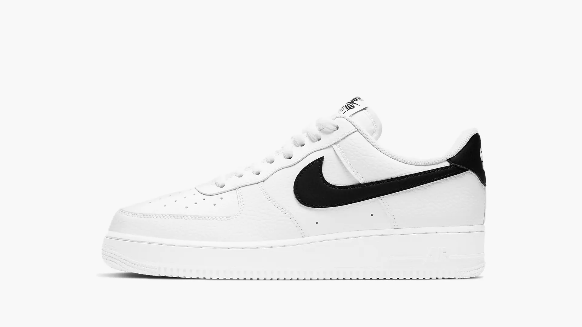 Nike Air Force 1 White Black Swoosh