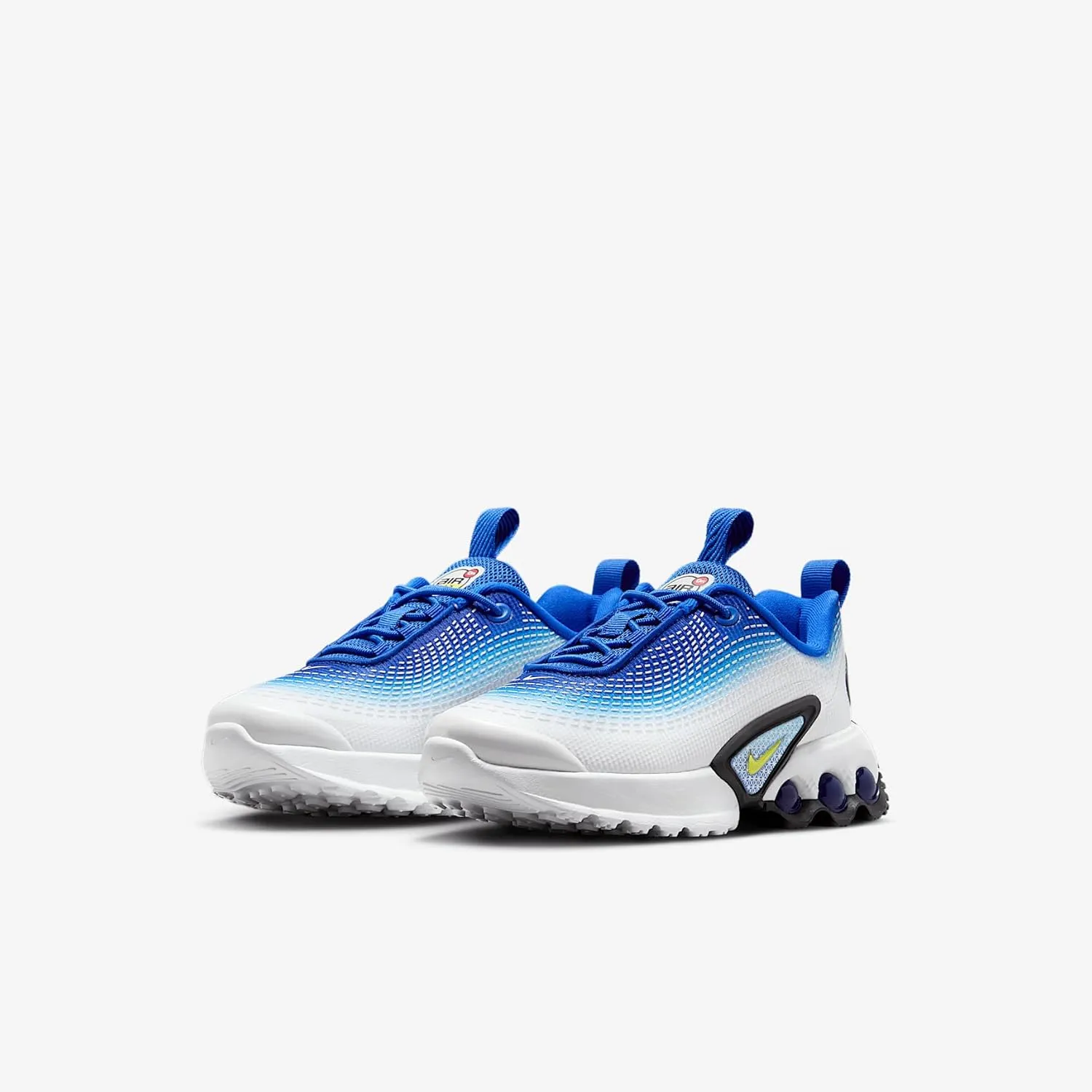 Nike Air Max Dn Little Kids' Shoes (FN4453-402, Racer Blue/Blue Fury/Black/Vibrant Yellow)