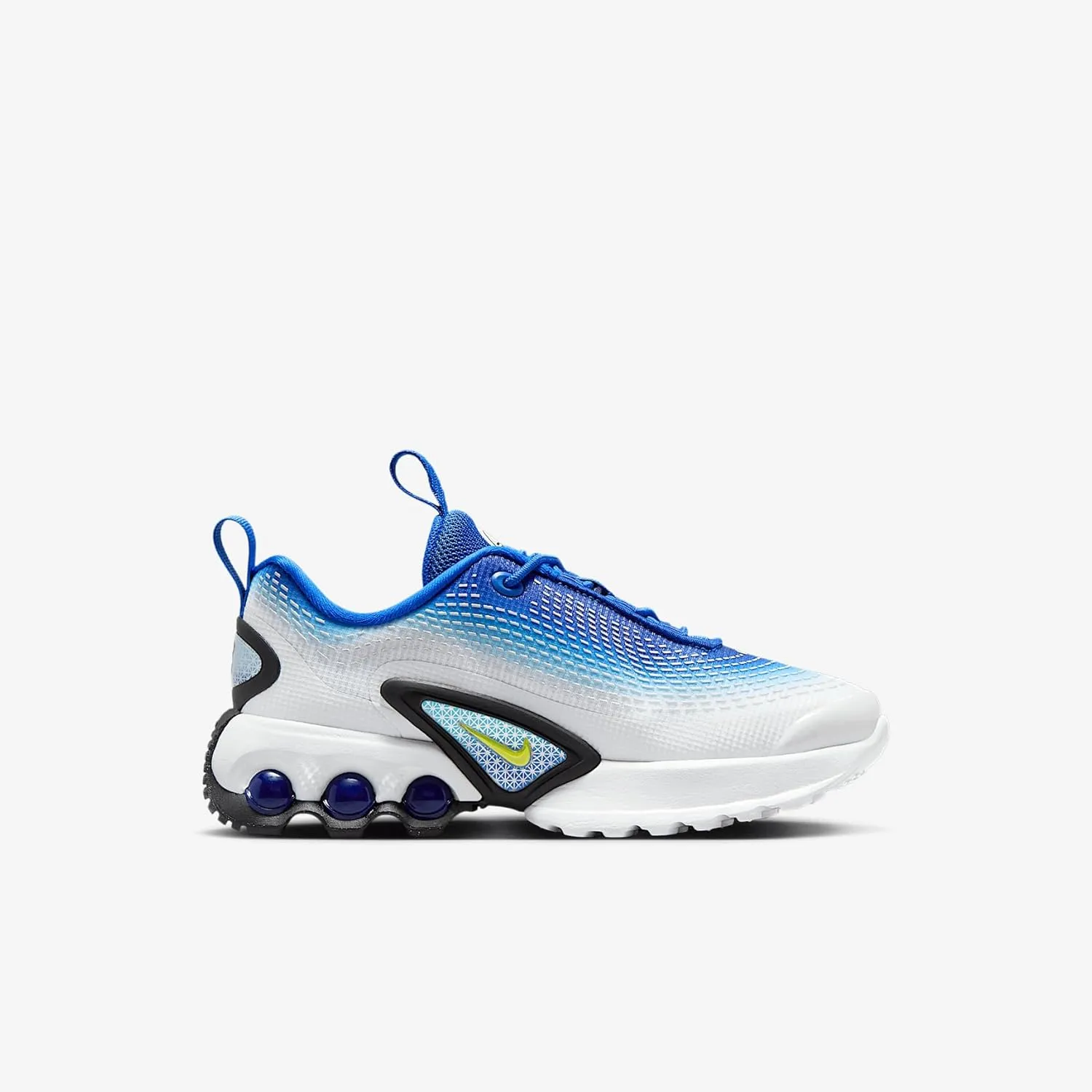 Nike Air Max Dn Little Kids' Shoes (FN4453-402, Racer Blue/Blue Fury/Black/Vibrant Yellow)