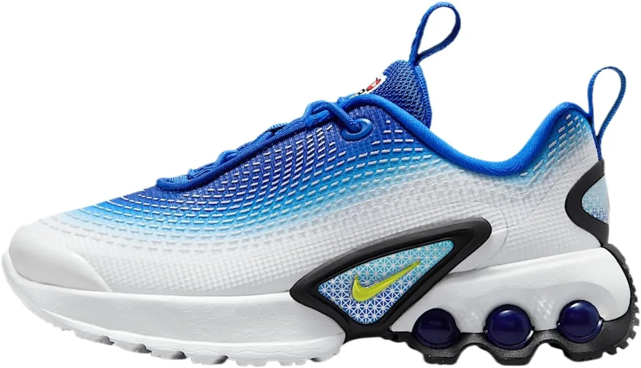Nike Air Max Dn Little Kids' Shoes (FN4453-402, Racer Blue/Blue Fury/Black/Vibrant Yellow)