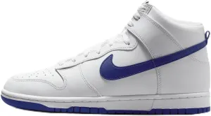 Nike Dunk High Retro Men's Shoes (DV0828-101, White/Summit White/Concord) Size 8.5