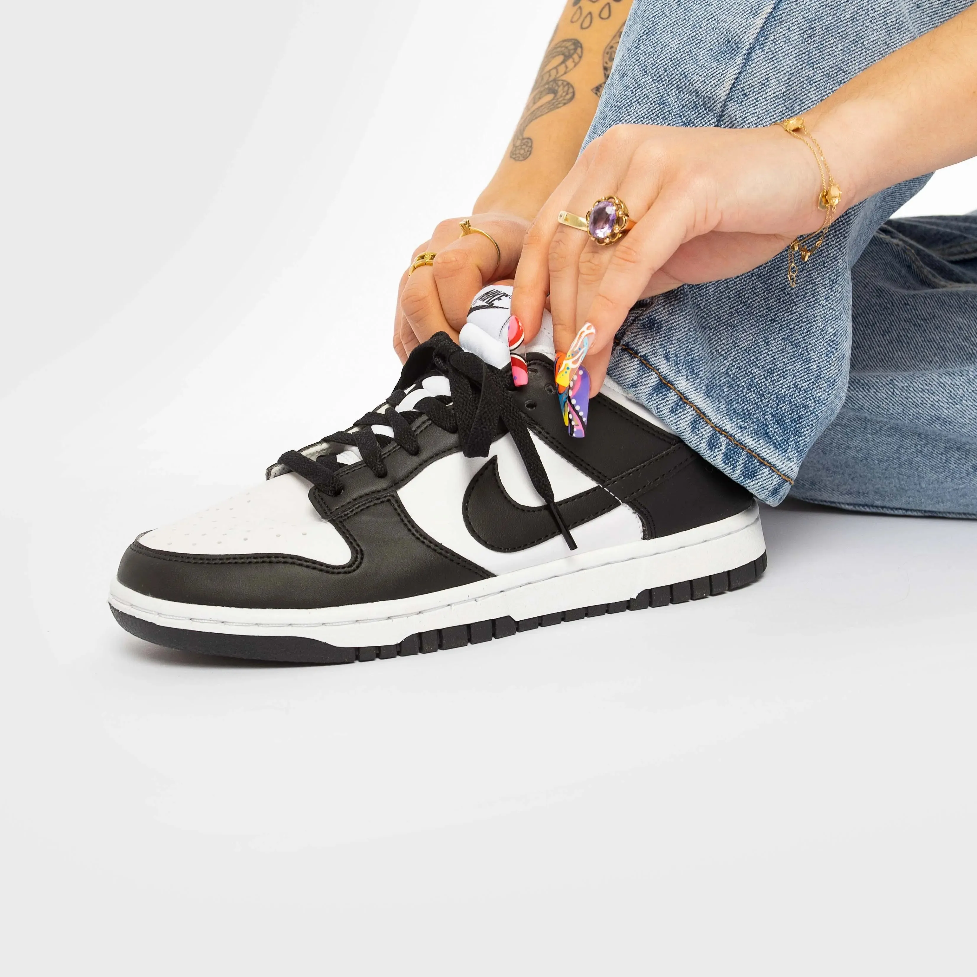 Nike Dunk Low Next Nature White Black