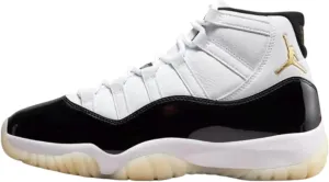 Nike Men's Air Jordan 11 "Gratitude 2023 White/Metallic-Gold-Black (CT8012-170) (White/Metallic Gold-Black, US Footwear Size System, Adult, Men, Numeric, Medium, 7.5)