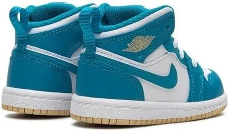 Nike unisex-child Jordan 1 Mid (Infant/Toddler)