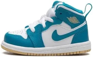 Nike unisex-child Jordan 1 Mid (Infant/Toddler)
