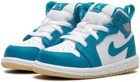 Nike unisex-child Jordan 1 Mid (Infant/Toddler)