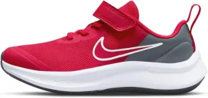 NIKE Unisex Kid's Sneaker, White/Red, 33.5 EU