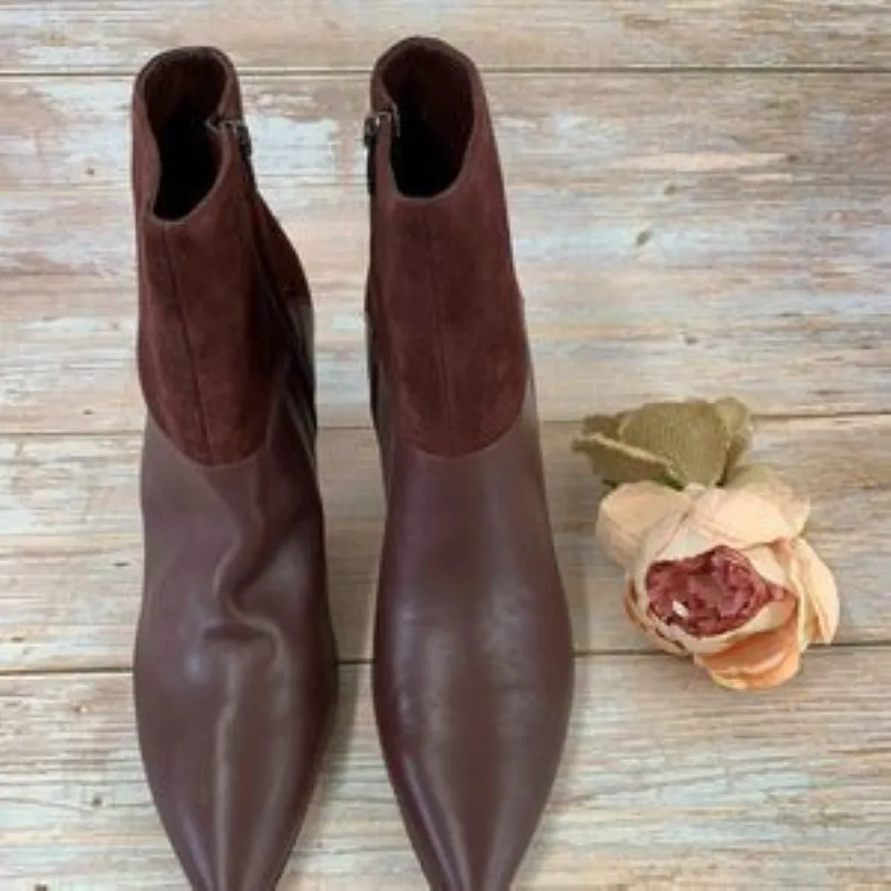 Nine West Neddie Leather Bootie