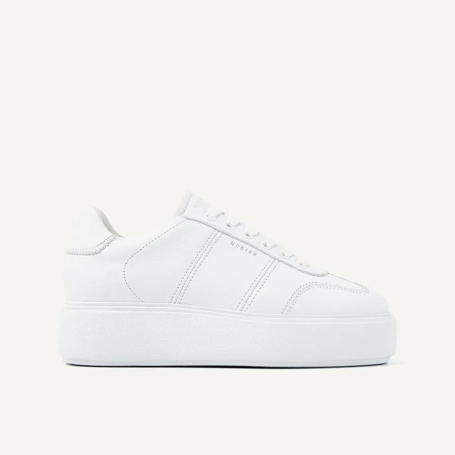 Nubikk Elise Wing II -  White Leather